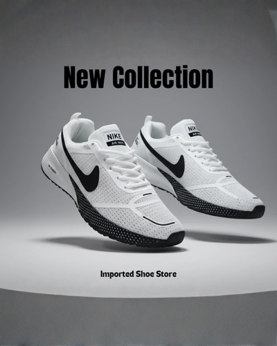 SwiftRun Pro White & Black Sneakers