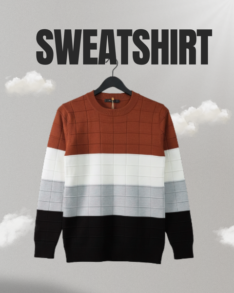 Men’s Color Block Winter Sweatshirt | Stylish Knitwear – YLITEER