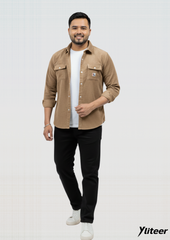 Men’s Corduroy Full Sleeve Shirt – Premium Casual Wear (6 Colors Available)