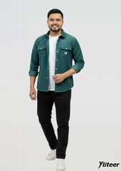 Men’s Corduroy Full Sleeve Shirt – Premium Casual Wear (6 Colors Available)