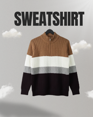 Men’s Color Block Winter Sweatshirt | Stylish Knitwear – YLITEER