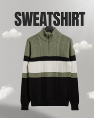 Men’s Color Block Winter Sweatshirt | Stylish Knitwear – YLITEER