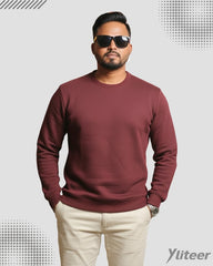 Men's Black Crewneck Sweatshirt