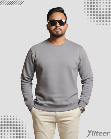 Men's Black Crewneck Sweatshirt