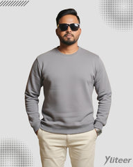 Men's Black Crewneck Sweatshirt