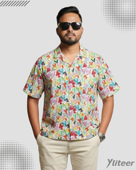 Color Splash Heart Print Shirt – Summer Edition