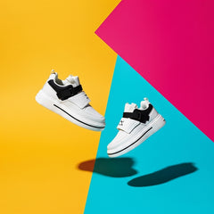 White Strap Sneakers for Men | Stylish Slip-On Design with Comfort Fit