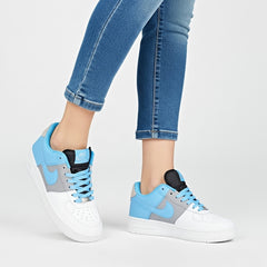 Men’s Sky Blue & White Air Sneakers – Classic Streetwear Casual Shoes