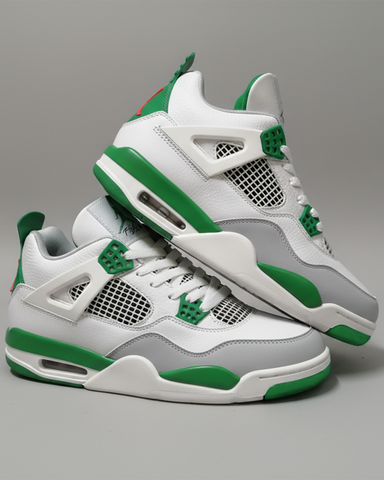 Air Jordan 4 Retro Green Glow | Premium Comfort Sports Shoes