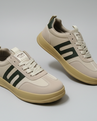 Stylish Beige Casual Sneakers for Men | Lightweight & Comfortable Everyday Shoes